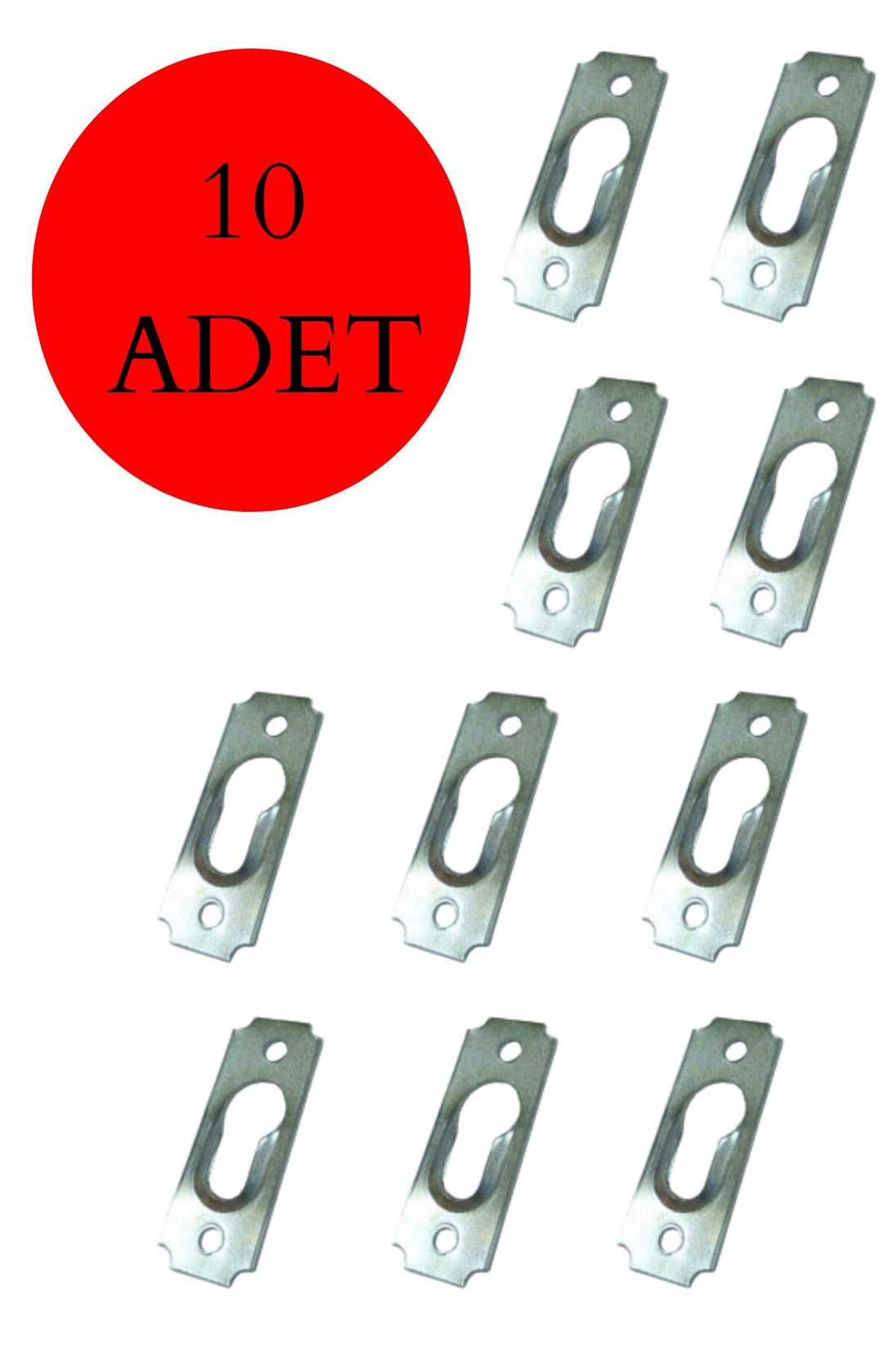 10 Adet Çerçeve Resim Askı Kancası Bombeli 10 Adet