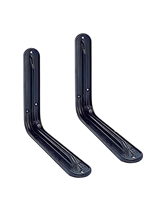 Raf Altı Ayak Raf Tutucu L Metal 13 X 10 Cm Siyah Raf Altı Montaj Aparatı