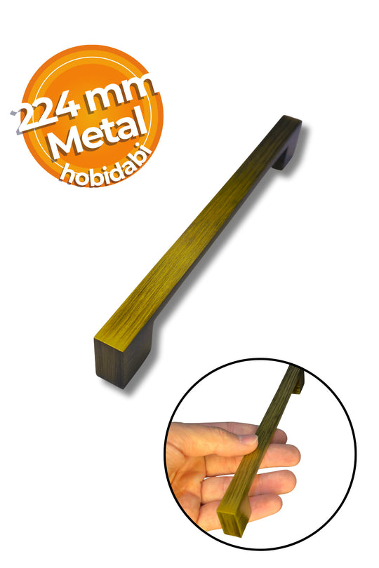 224mm Metal Köprü Kulp Antik Sarı Mobilya Çekmece Vestiyer Mutfak Dolap Kulbu