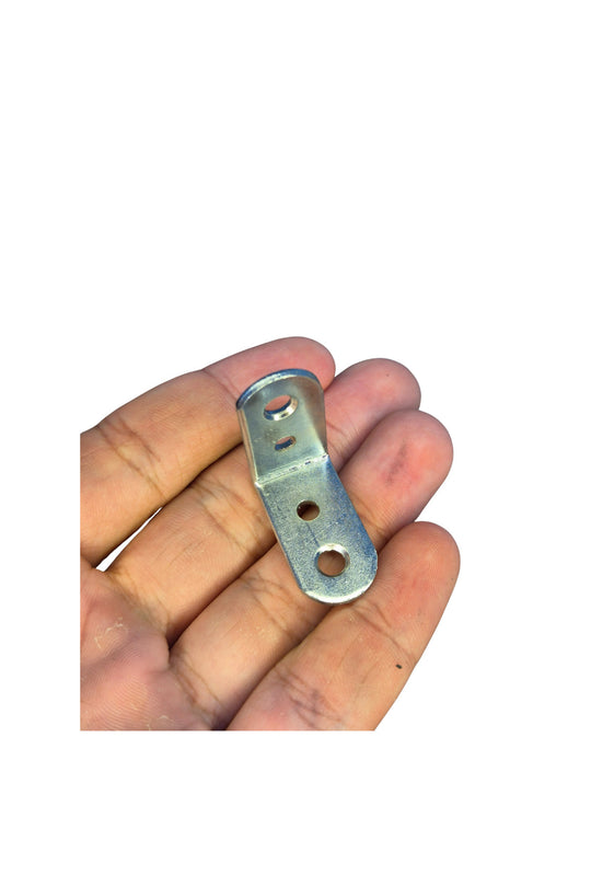 50 Adet L Demir Gönye Köşebent 15x27x27mm - Mobilya Dolap Raf Masa Çekmece Sabitleme Birleştirme