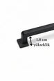 Canik Siyah 224mm Kulp Mobilya Tv Ünitesi Yatak Odası Çekmece Vestiyer Mutfak Dolap Kulbu