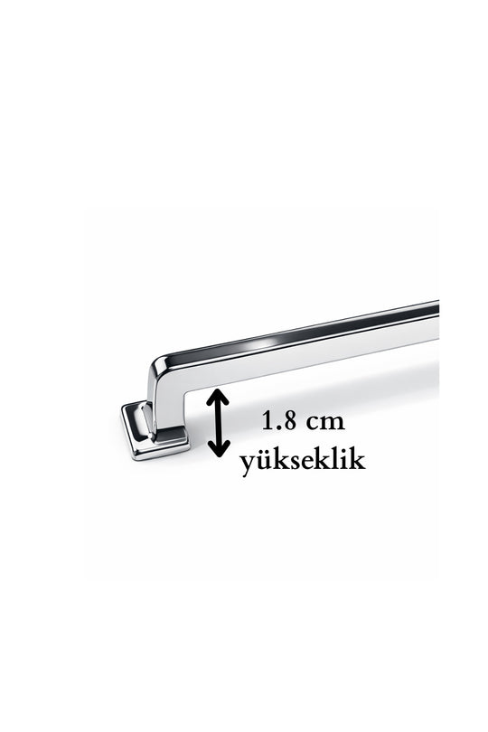 Canik Krom 224mm Kulp Mobilya Tv Ünitesi Yatak Odası Çekmece Vestiyer Mutfak Dolap Kulbu