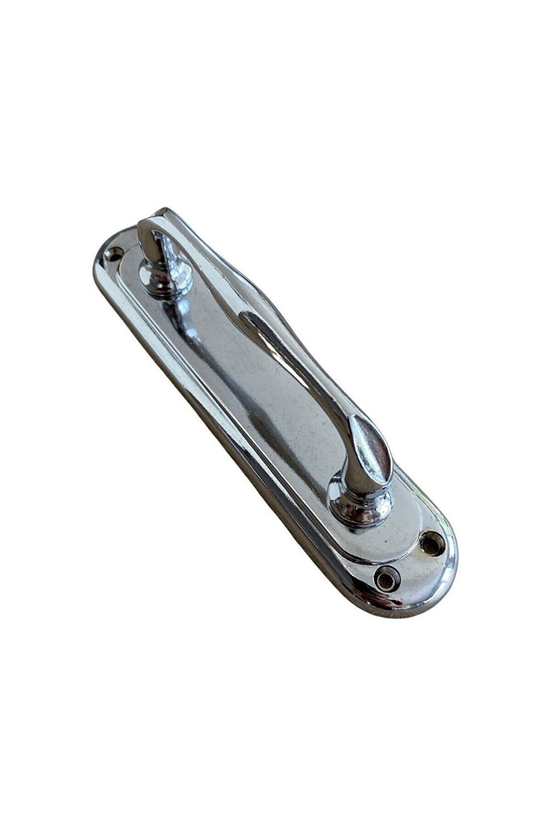 2 Adet Krom Kumru Sürgü Çekme Kol Sürgülü Kapı Kolu Boy:16.2 Cm