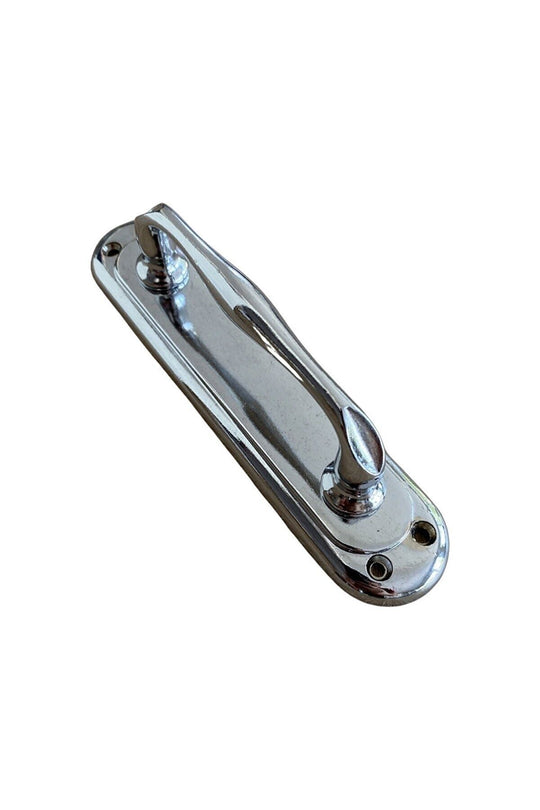2 Adet Krom Kumru Sürgü Çekme Kol Sürgülü Kapı Kolu Boy:16.2 Cm