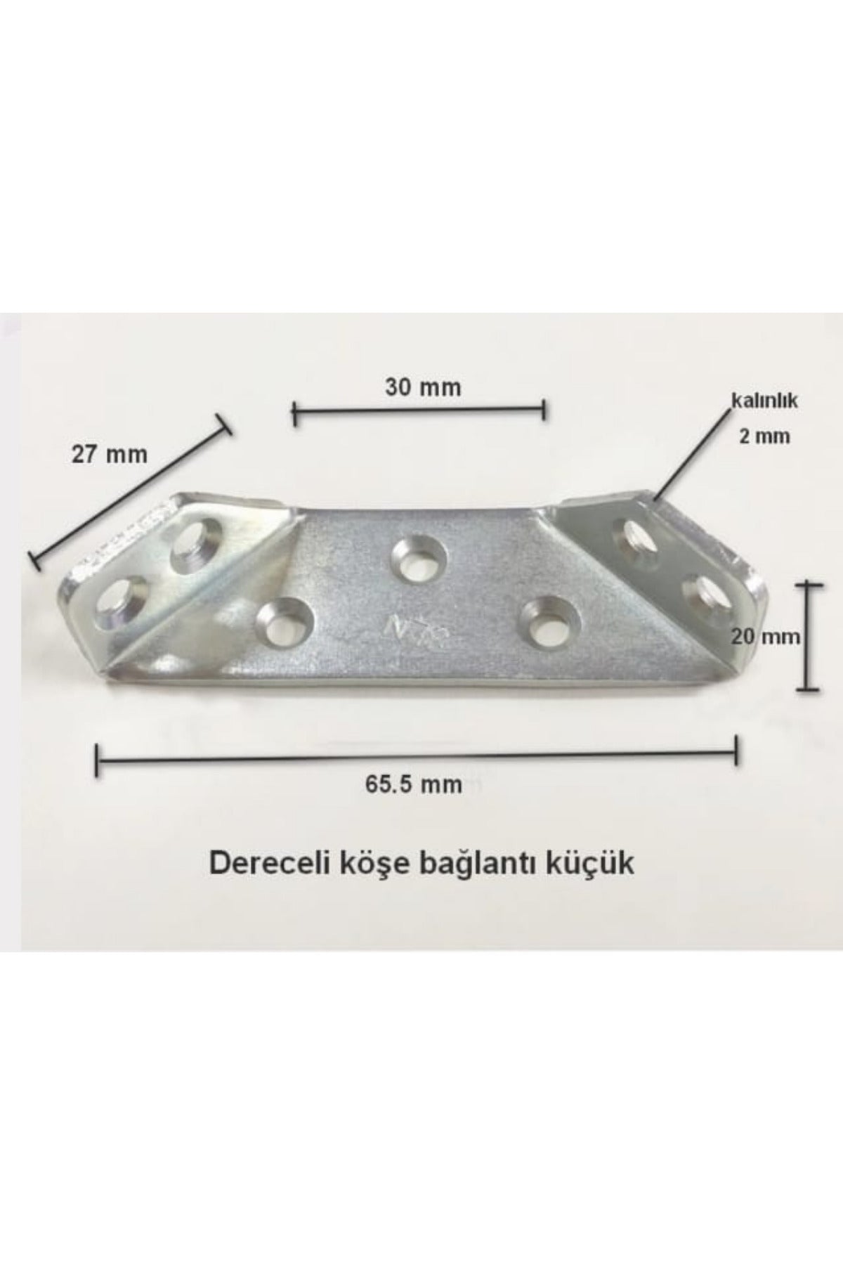 Dereceli Köşe Gönye L demir 100 Adet