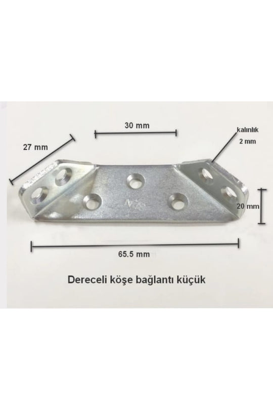 Dereceli Köşe Gönye L demir 100 Adet