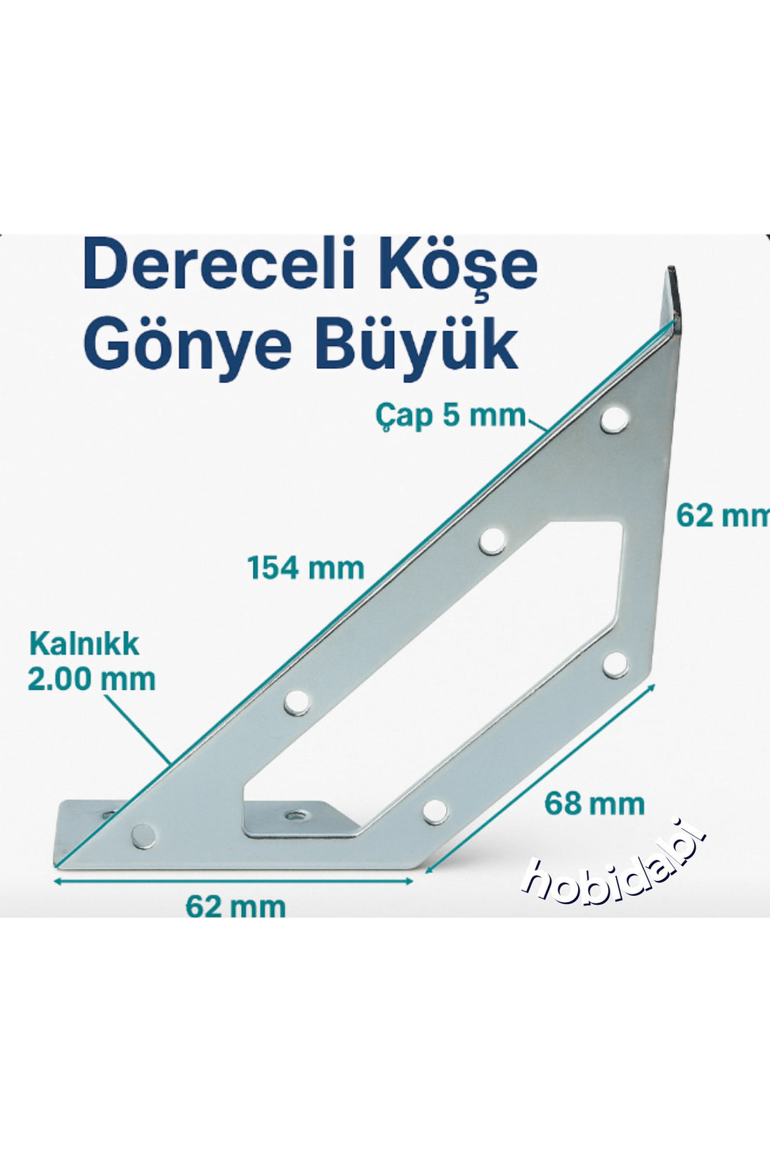 Mobilya Eşya Dolap Köşe Birleştirme Köşebent Sabitleyici Bağlantı Aparat L Demir Gönye Metal 100Adet