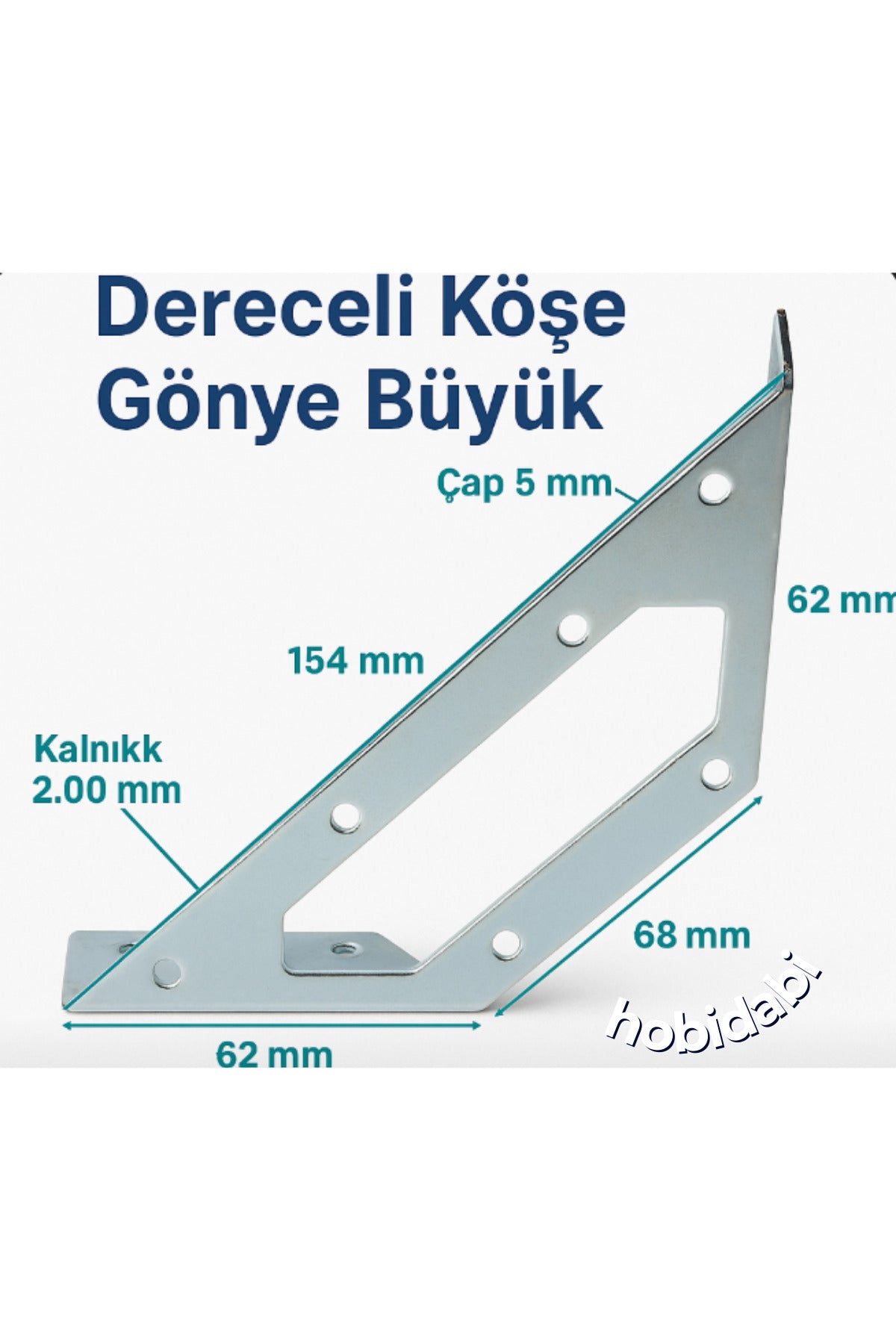 Mobilya Eşya Dolap Köşe Birleştirme Köşebent Sabitleyici Bağlantı Aparat L Demir Gönye Metal 100Adet