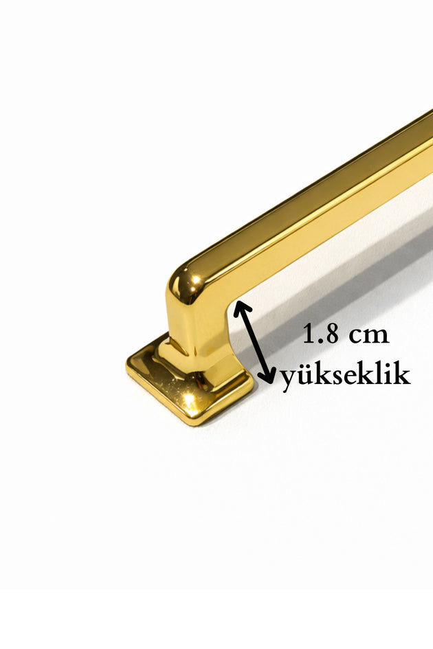 Canik Altın Sarı 160mm Kulp Mobilya Tv Ünitesi Yatak Odası Çekmece Vestiyer Mutfak Dolap Kulbu