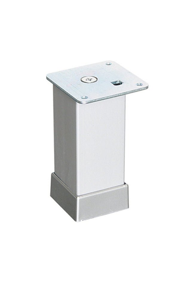 10 Cm Alüminyum Düz Kare 40x40 Ayak Mat Krom
