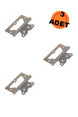 Kelebek Menteşe 10cm Kelebek Metal Yönsüz 2mm Kapı Menteşesi 3 Adet