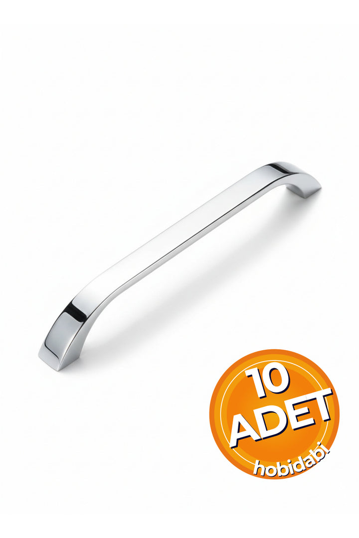 96 mm Metal 10 Adet Göksu Krom Kulp Tv Ünitesi Kulbu Yatak Odası Mobilya Çekmece Vestiyer Mutfak
