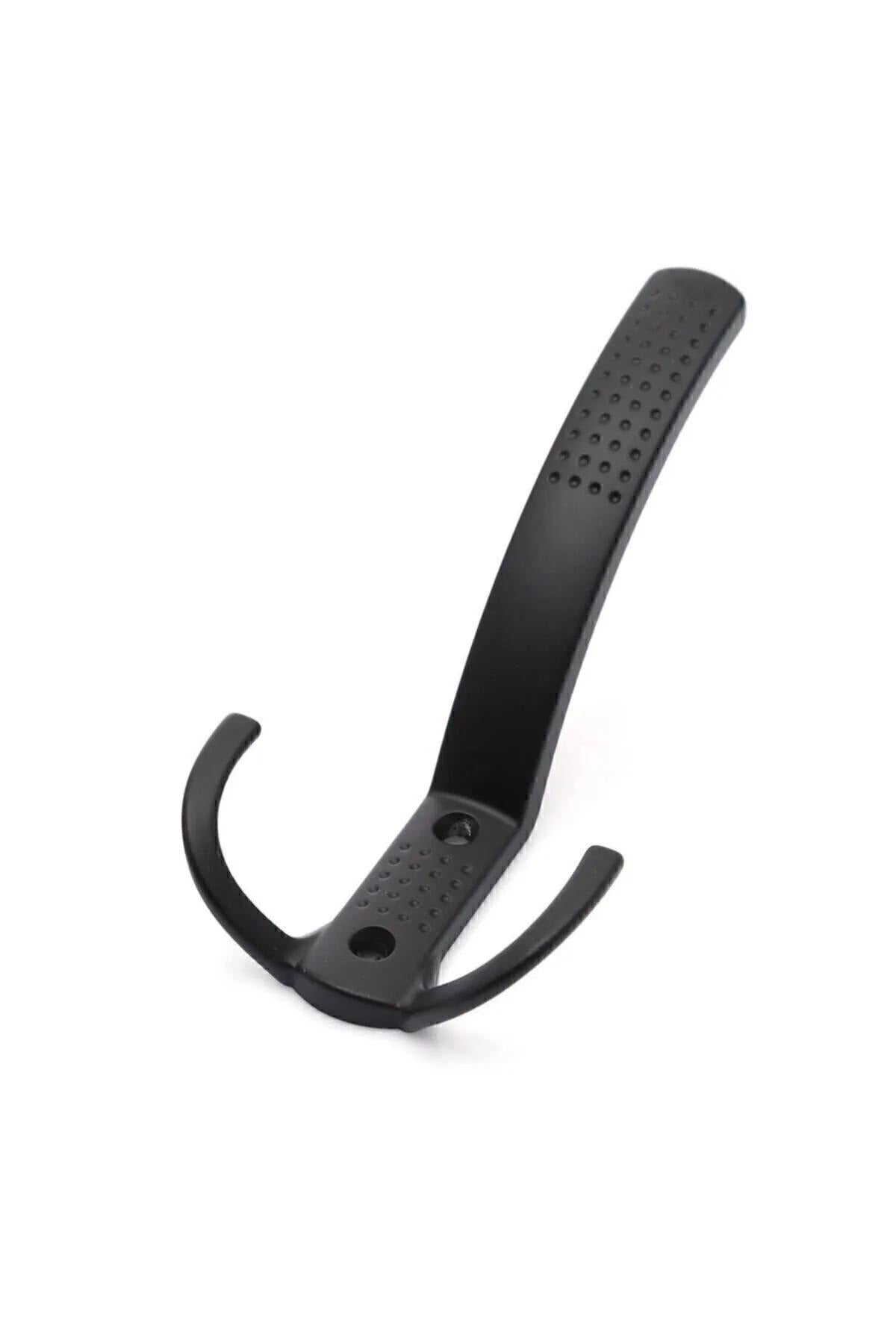 Noktalı Metal Askı Portmanto Askılık Dolap Mobilya Askısı Siyah