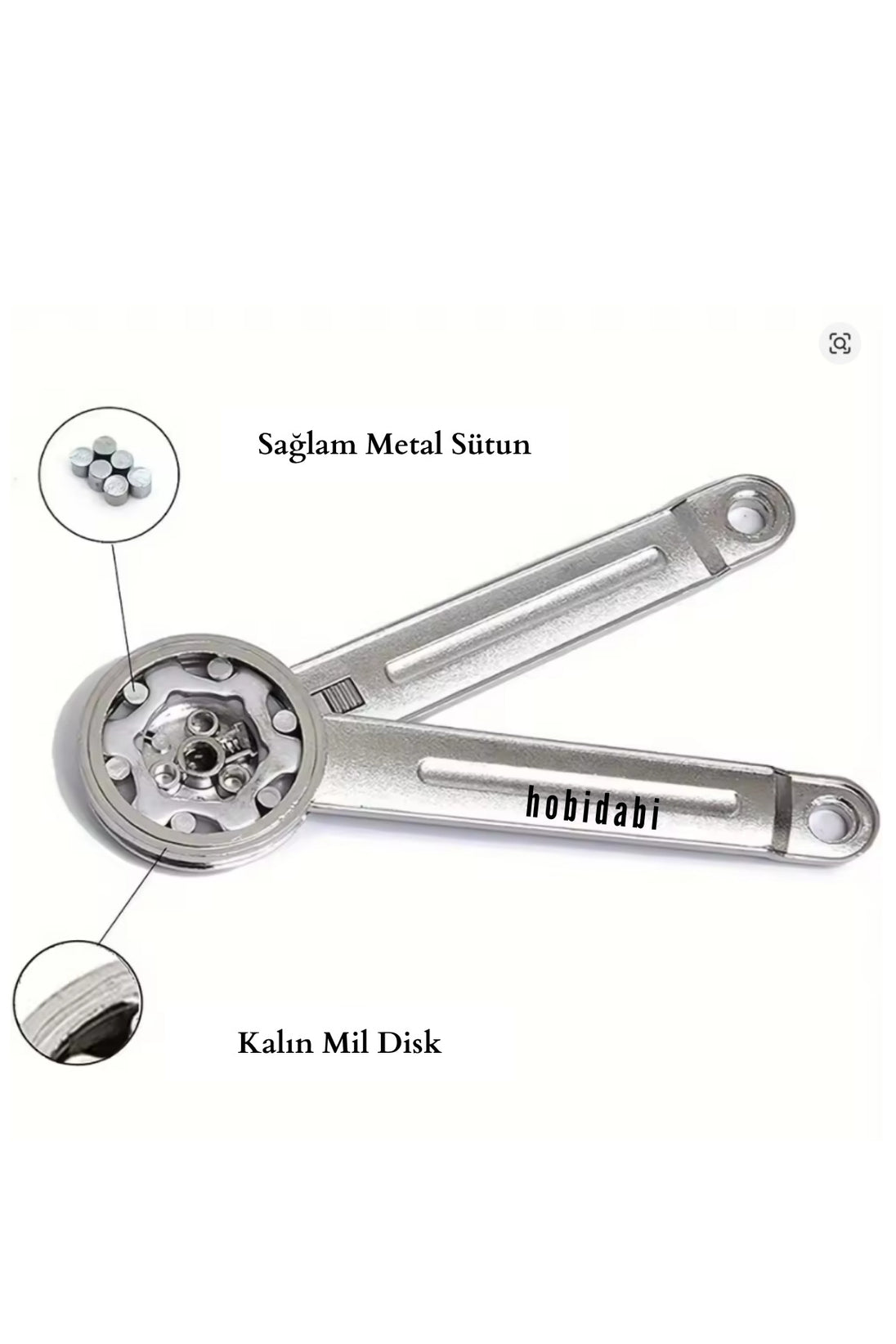 2 Adet Lale Makas Cırcırlı Dolap Pistonu / Metal - Mobilya Makasları - Tek Ebat
