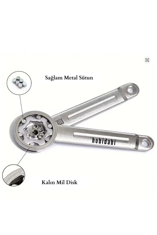 2 Adet Lale Makas Cırcırlı Dolap Pistonu / Metal - Mobilya Makasları - Tek Ebat