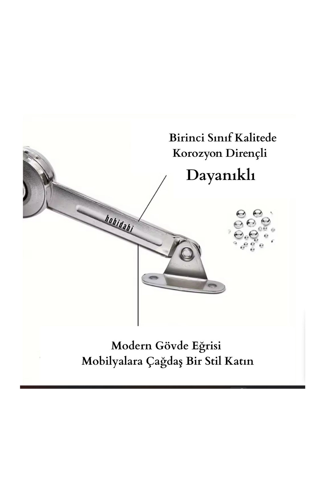 Zamak Lale Makas Kalkar / Düşer Mobilya Mutfak Kapak Makası Kapak Pistonu Metal Amortisör