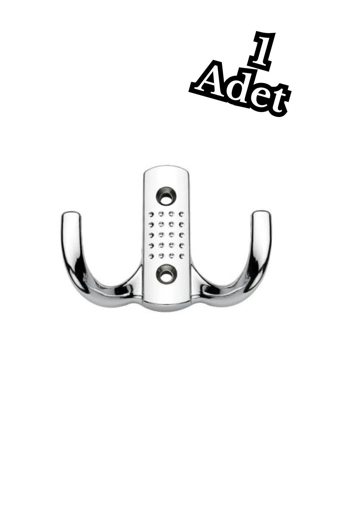 10 Adet Metal Noktalı Portmanto Askı Vestiyer Askısı Krom