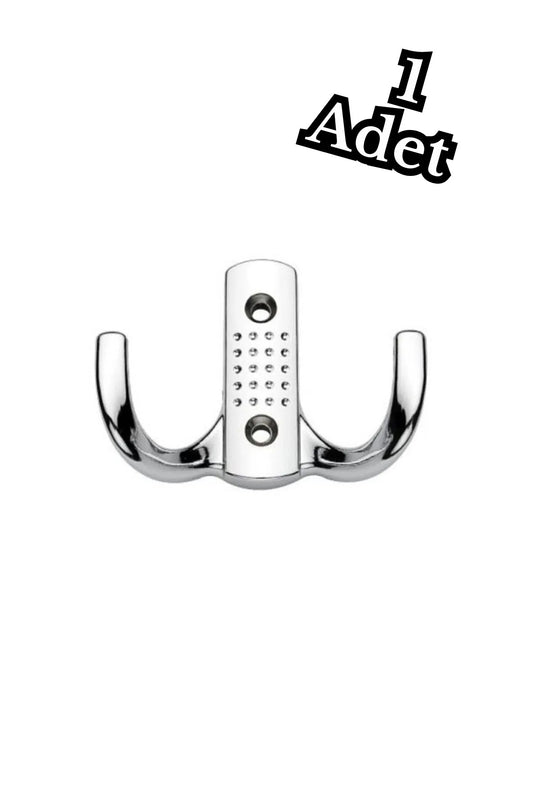 10 Adet Metal Noktalı Portmanto Askı Vestiyer Askısı Krom