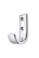 Krom Metal Elbise Askısı, Duvar Montaj Askılık, 5x3x1.8 cm, Montaj Vidaları Dahil, 5 Adet