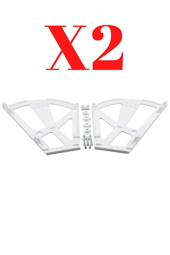 Ayder 2 Li Rulmanlı Ayakkabılık Aparatı Beyaz ( 2 Paket )