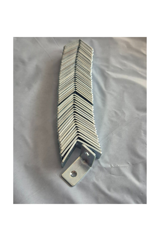 25x25x15 Mm Mobilya Eşya Dolap Deprem Sabitleyici Köşebent Bağlantı Aparatı L Demiri Gönye 50 Adet