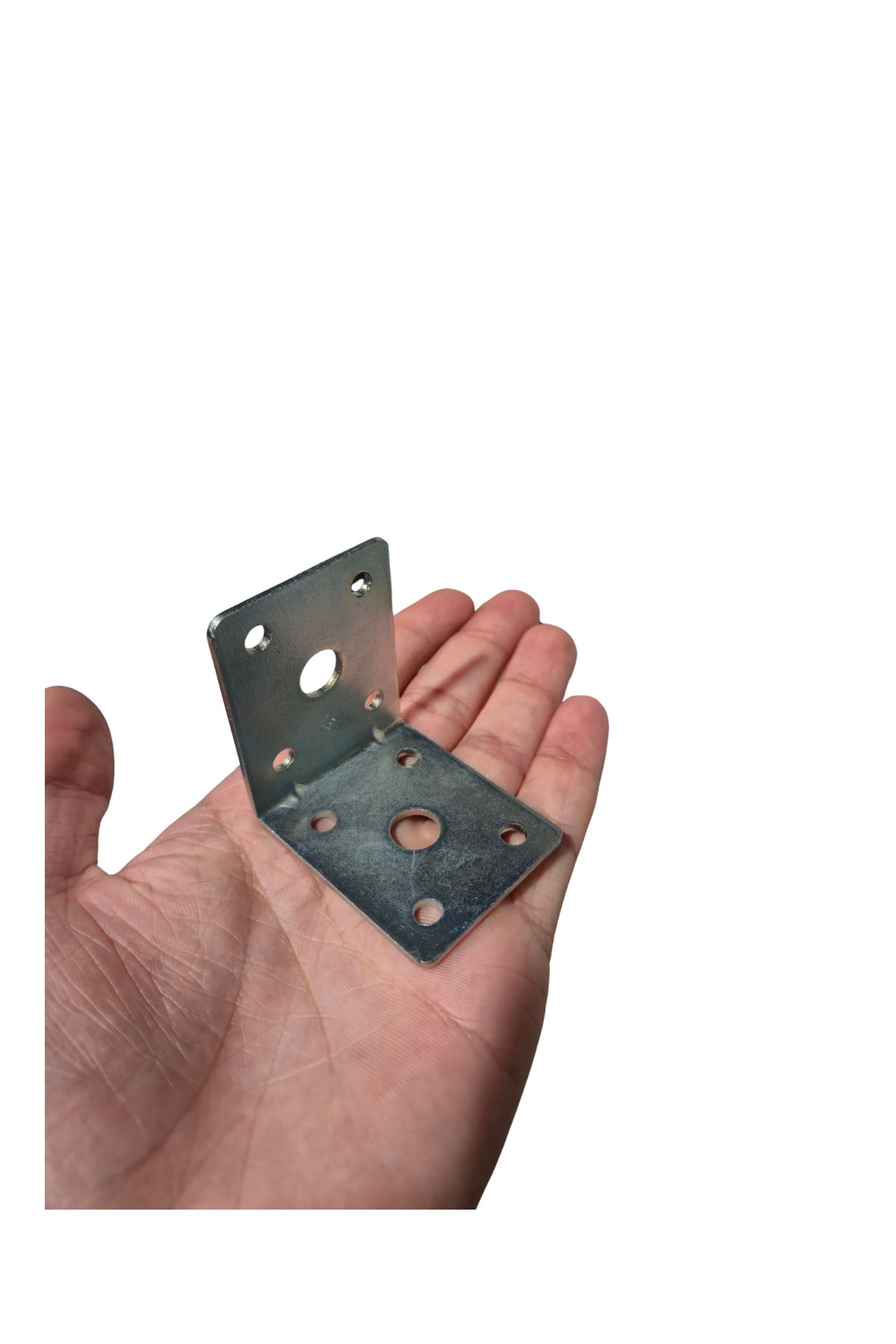40x50x50 mm Koli Demir Gönye Köşebent - Mobilya Dolap Raf Masa Köşe Sabitleme Birleştirme 4 Adet