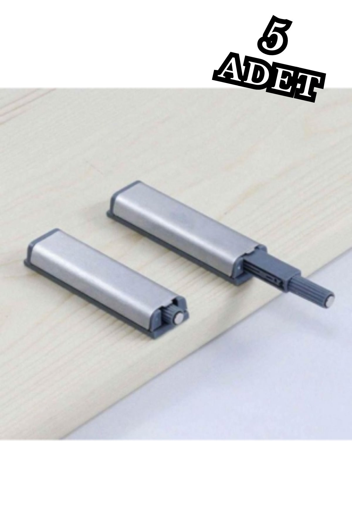 Metal Dolap Kapak Mıknatıslı Kapak Basac Kapak Itici Bas Aç 5 Adet