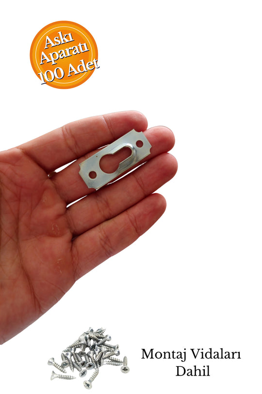 100 Adet Çerçeve Resim Askı Kancası 100 Adet