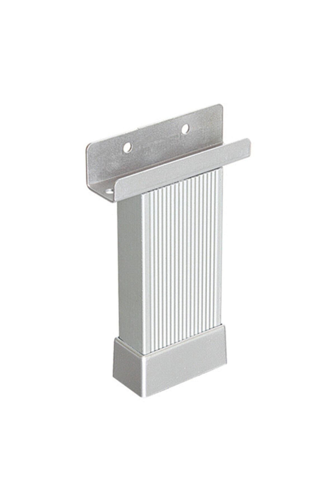 15 Cm Çizgili Alüminyum U Geçme Ayak 20x45 Mm Matkrom