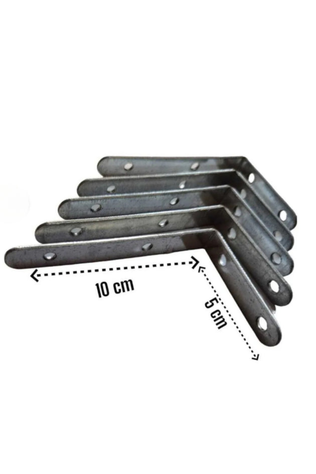 Dolap Sabitlemek Için 5 Adet 10 Cm Dolap Sabitleme Aparatı (VİDA VE DÜBEL DAHİL DEĞİL) -