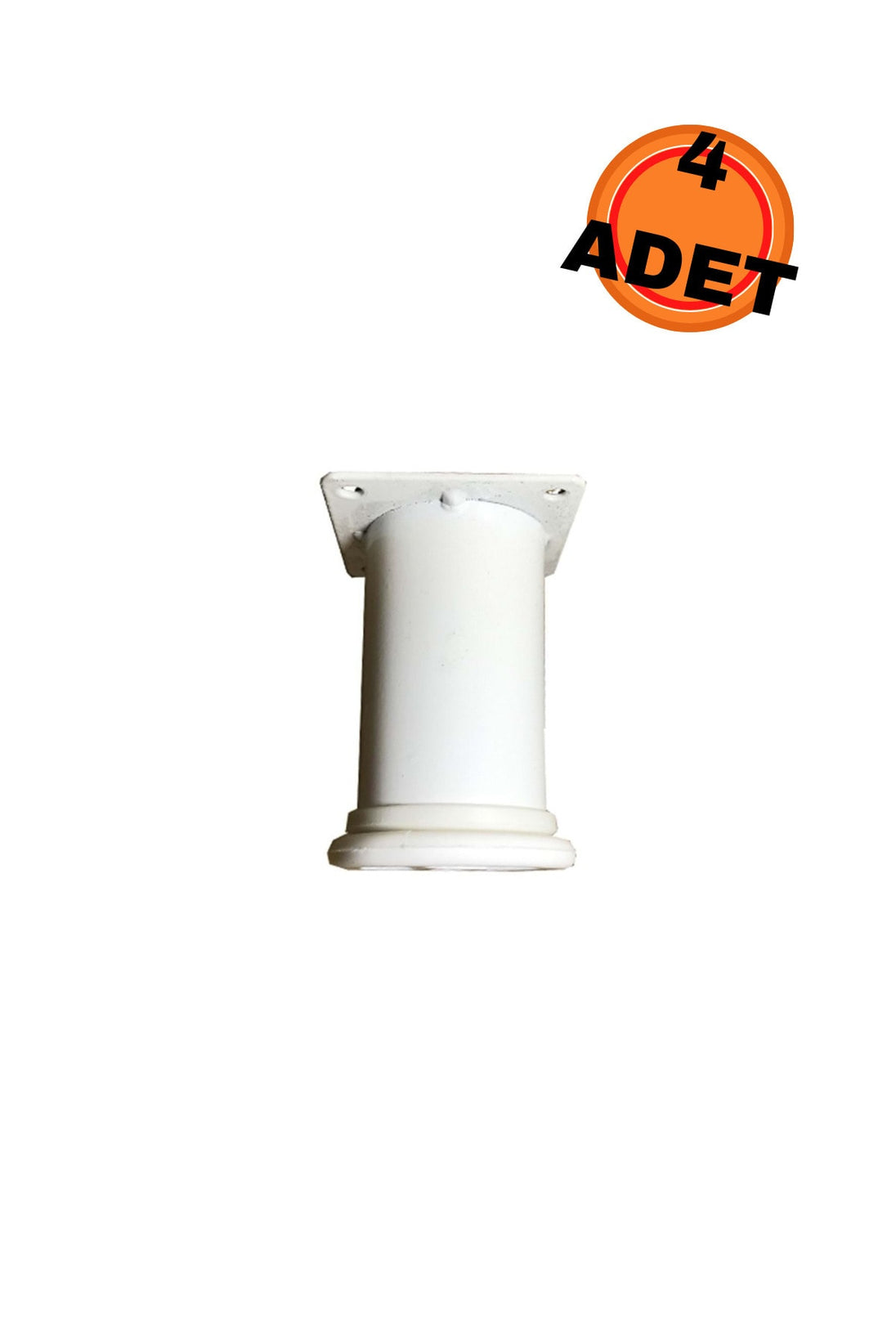 8 Cm 42 Lik Armoni Ayak Metal Bingo Beyaz (4 Adet)