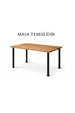 Metal Siyah 42'lik 4'lü Masa Ayağı 71 cm