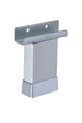 12 Cm Çizgili Alüminyum U Geçme Ayak 20x45 Mm Matkrom