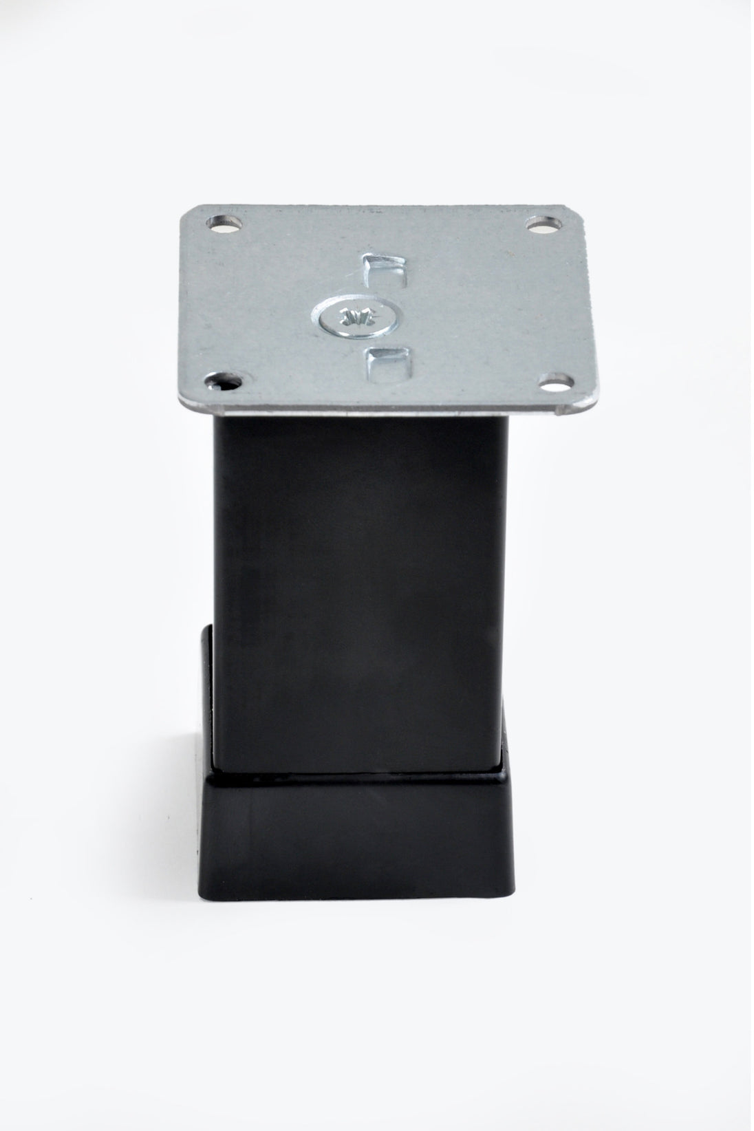 5 Cm Metal Düz Kare 40x40 Mobilya Koltuk Ayak Siyah (4 ADET) Paslanmaz