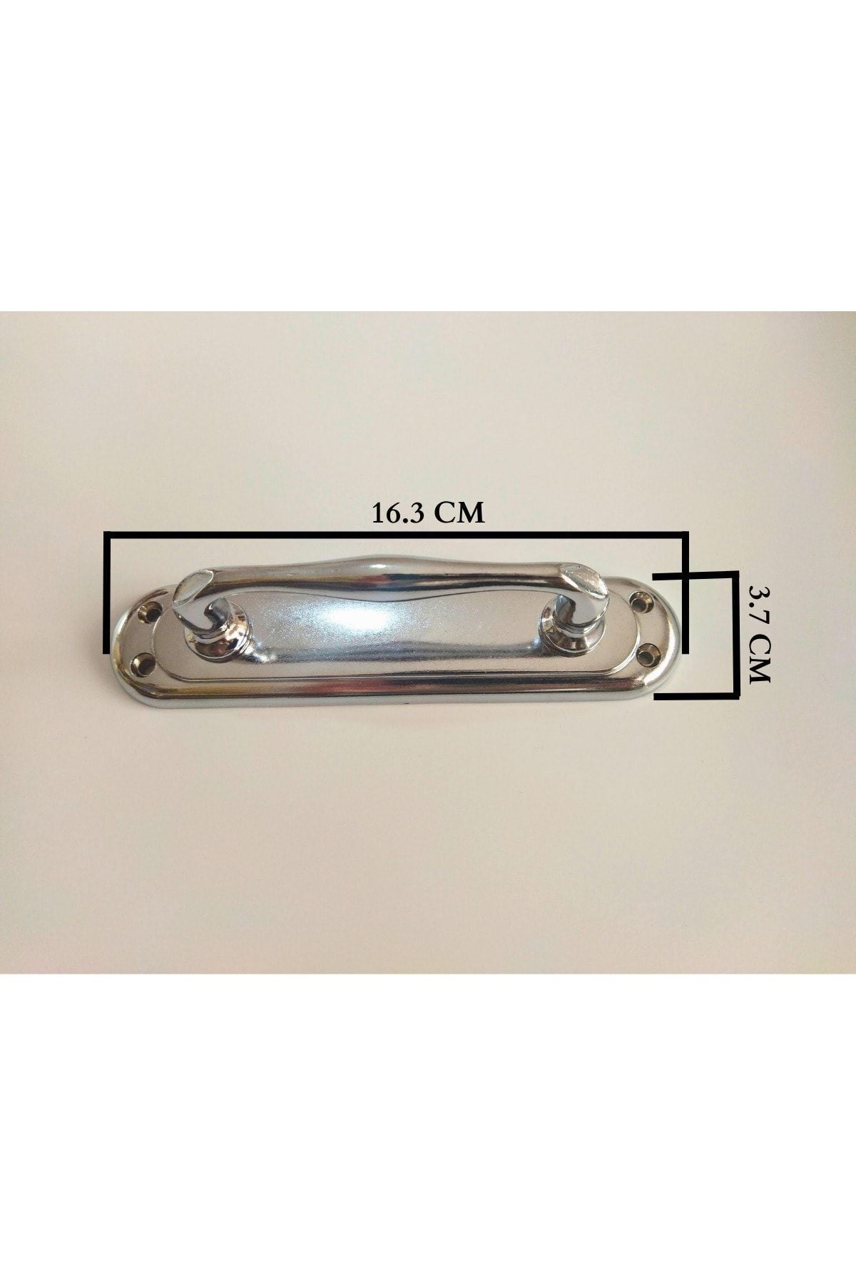 2 Adet Krom Kumru Sürgü Çekme Kol Sürgülü Kapı Kolu Boy:16.2 Cm