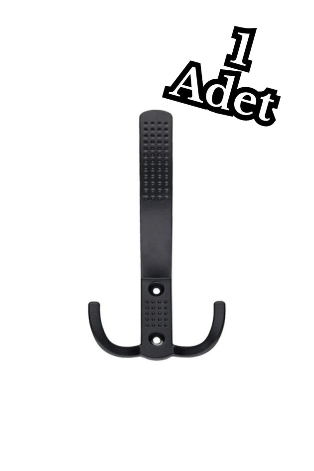 Noktalı Metal Askı Portmanto Askılık Dolap Mobilya Askısı Siyah