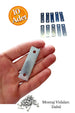 Küçük Metal Bağlantı Düz Gönye Sacı 5x1.5 cm - Mobilya Dolap Raf Birleştirme Düz Plaka