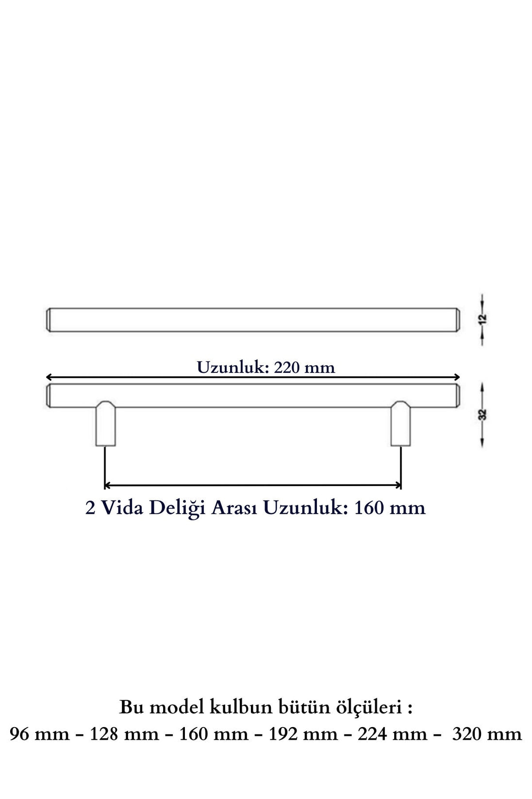 160 Mm Inox Kulp Paslanmaz Tv Ünitesi Yatak Odası Mobilya Çekmece Vestiyer Mutfak Dolap Kulbu
