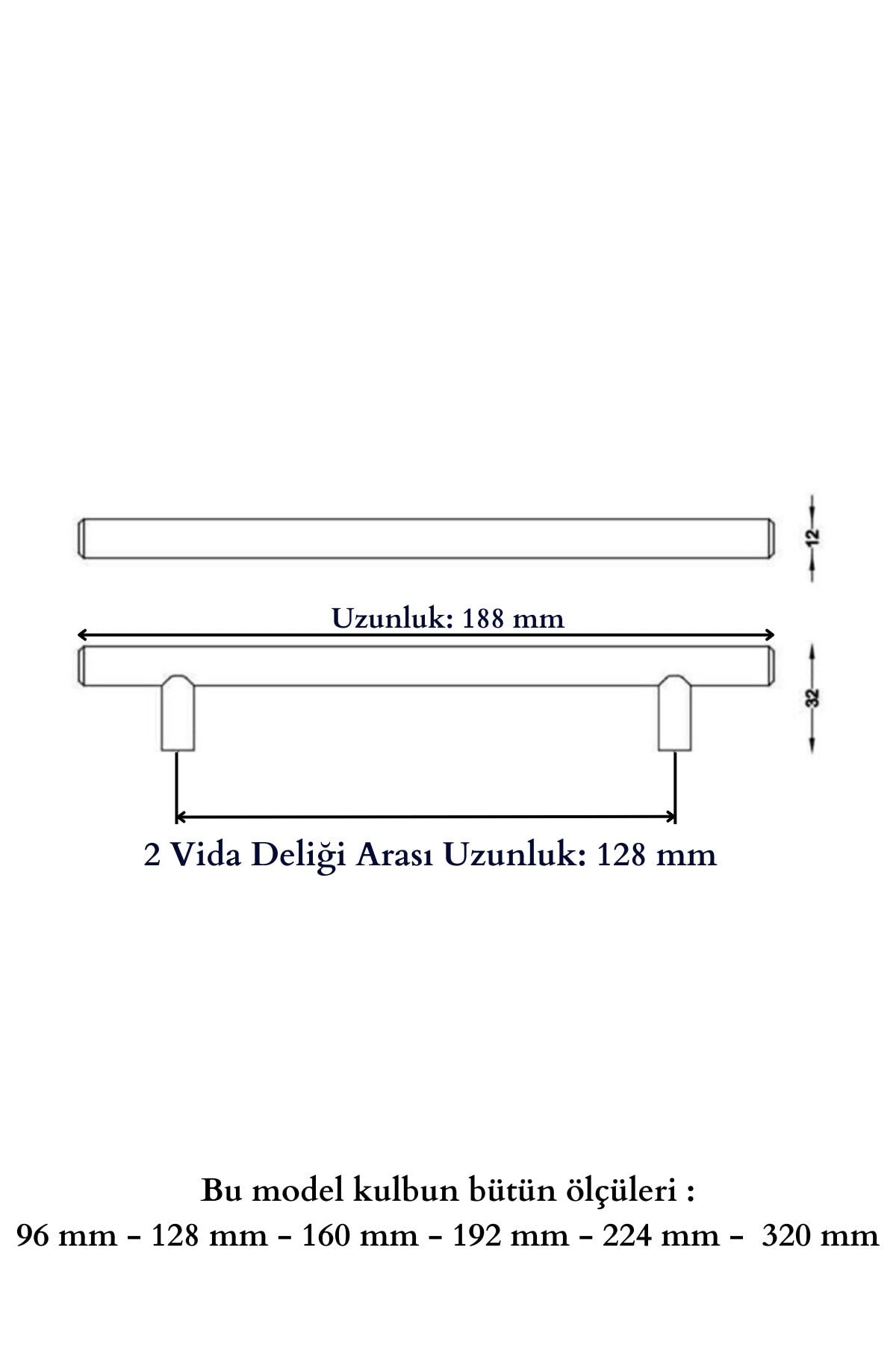 128 Mm Inox Kulp Paslanmaz Tv Ünitesi Yatak Odası Mobilya Çekmece Vestiyer Mutfak Dolap Kulbu