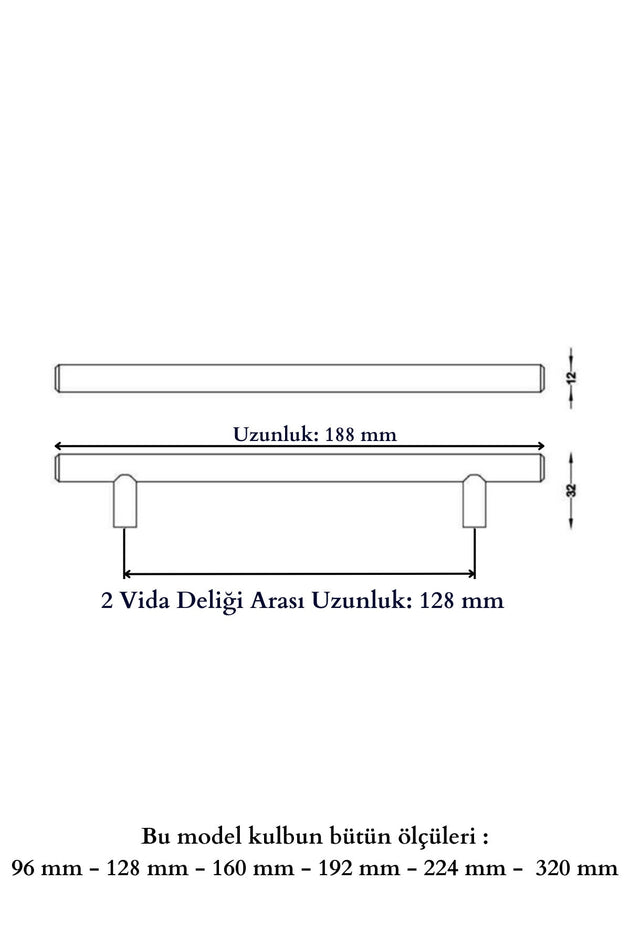 128 Mm Inox Kulp Paslanmaz Tv Ünitesi Yatak Odası Mobilya Çekmece Vestiyer Mutfak Dolap Kulbu