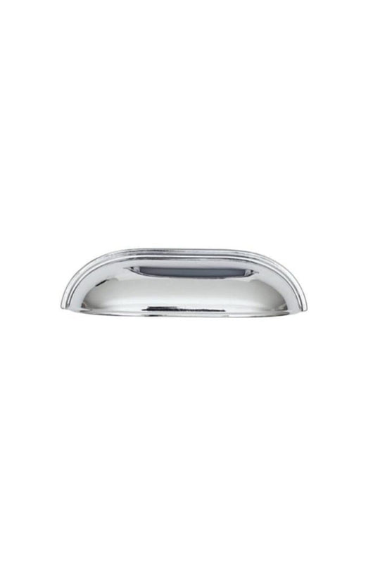 Krom Metal 64 Mm Mobilya Kulbu Midye Çanak Dolap Çekmece Vestiyer 1 Adet