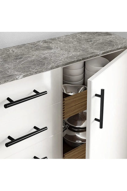 Paslanmaz Siyah Kulp Tv Ünitesi Yatak Odası Mobilya Çekmece Vestiyer Mutfak Dolap Kulbu